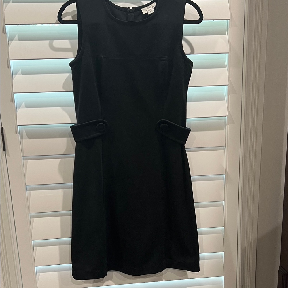 The Loft Knit Black Sleeveless Dress